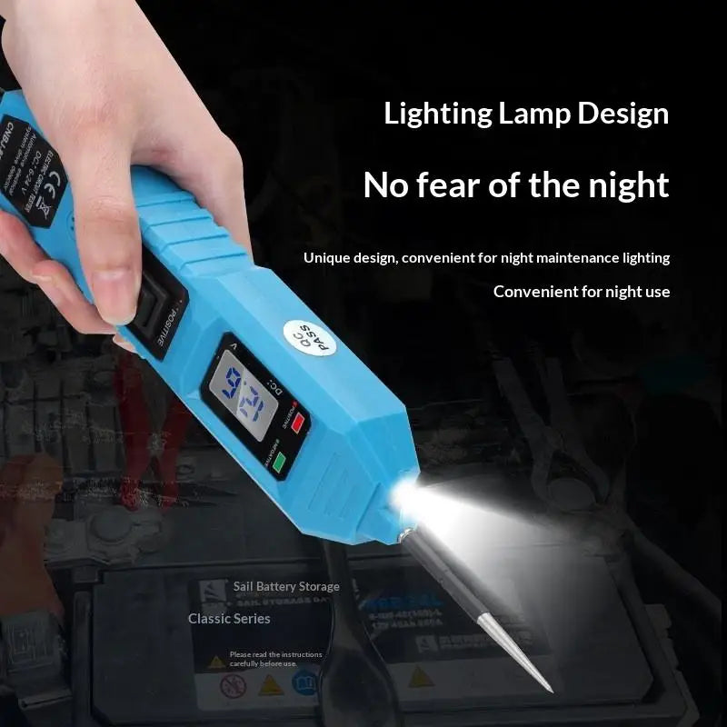 1Pcs Digital Multimeter Probe With Alligator Clips Car Circuit Tester Compatible With 3.5-36V Dc Automotive Electrical Systems Qme