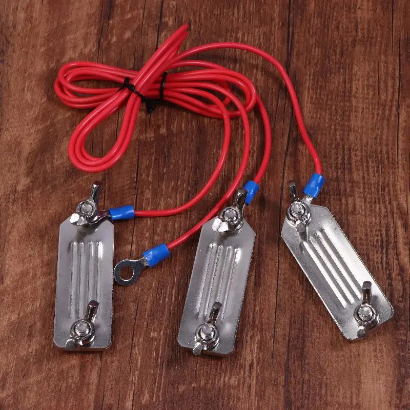 Electric Tape Connector Farm Goat Animals Fence Single Clip 2 Clips Qme