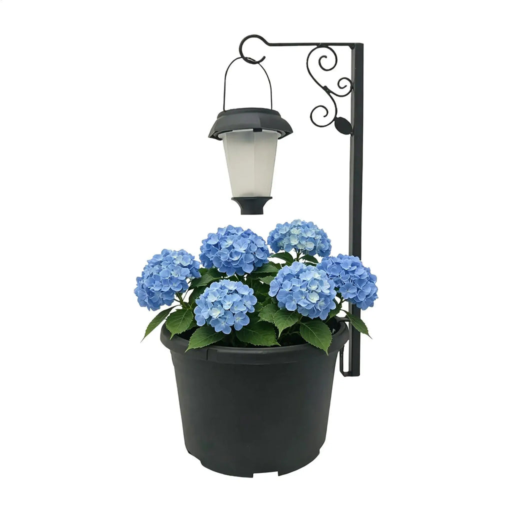 Solar Light Planter Soft Warm Waterproof Decoration Outdoor Lamp Post Qme