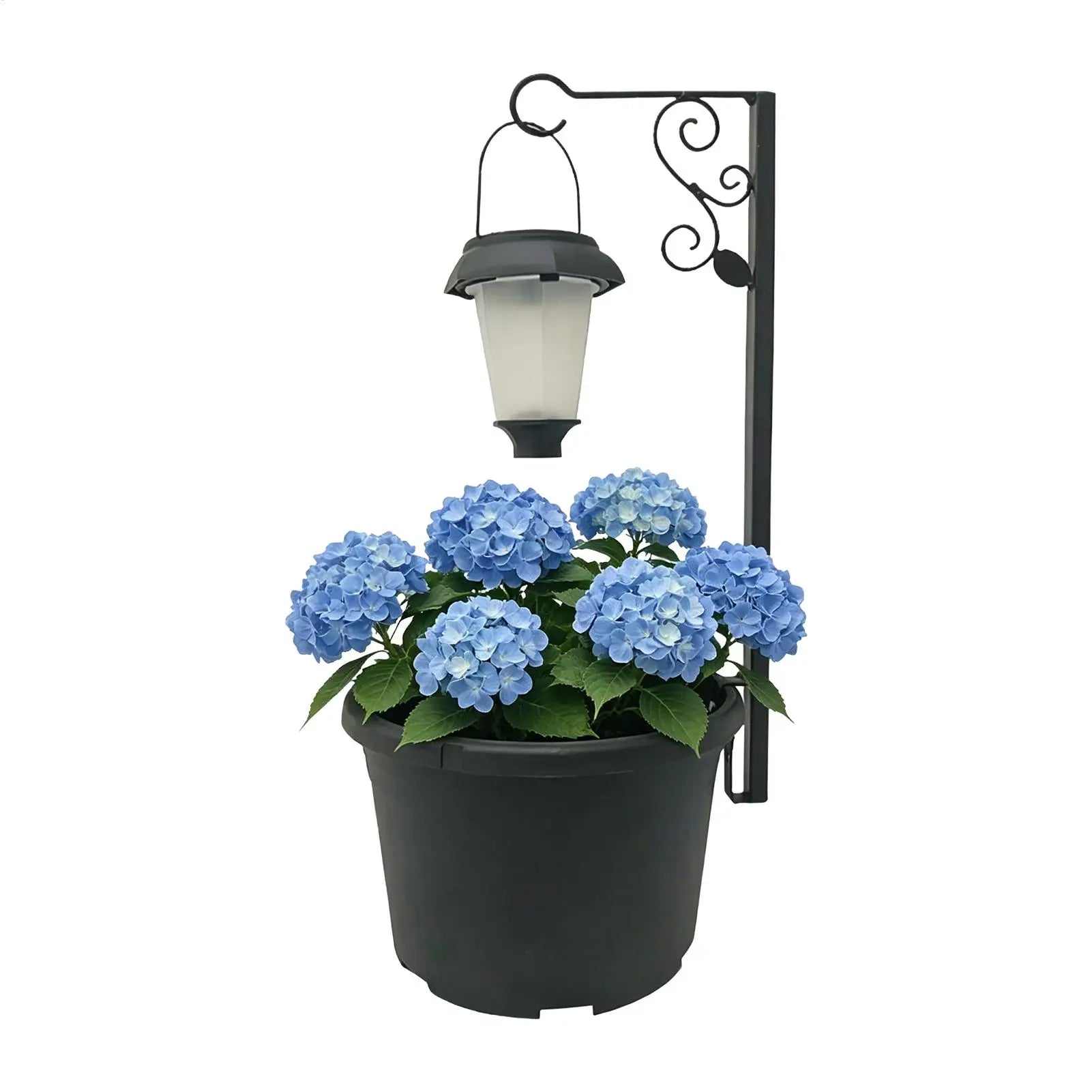 Solar Light Planter Soft Warm Waterproof Decoration Outdoor Lamp Post Qme