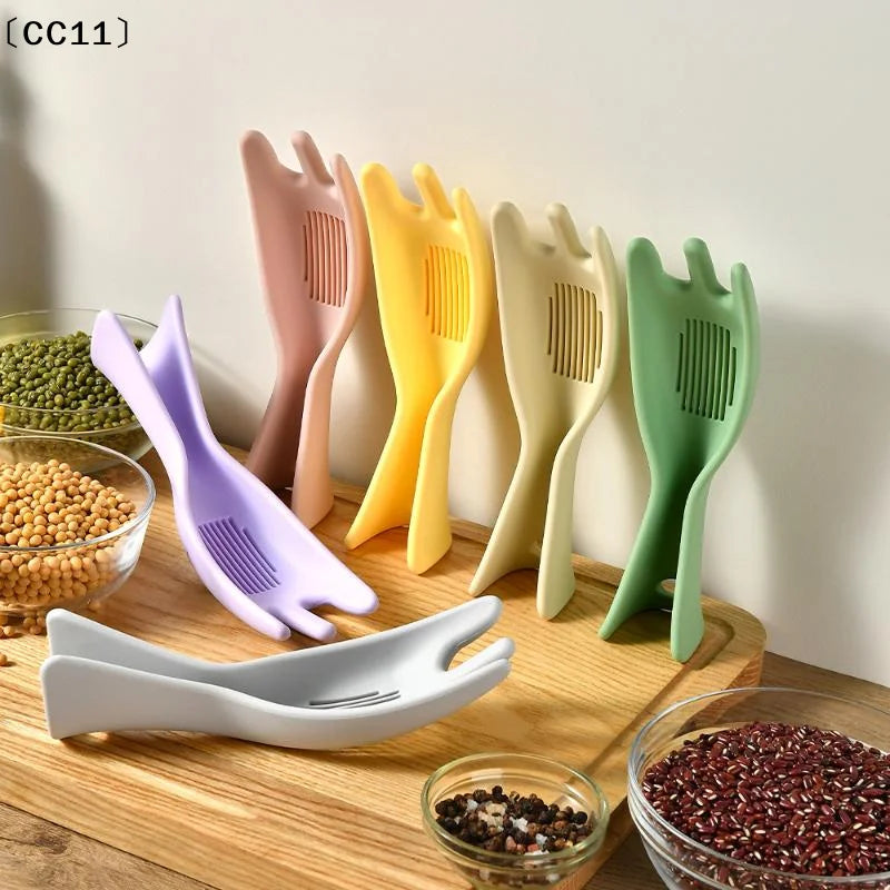 Silicone Rice Sieve Spoon Multifunctional Kitchen Drain Colander Qme