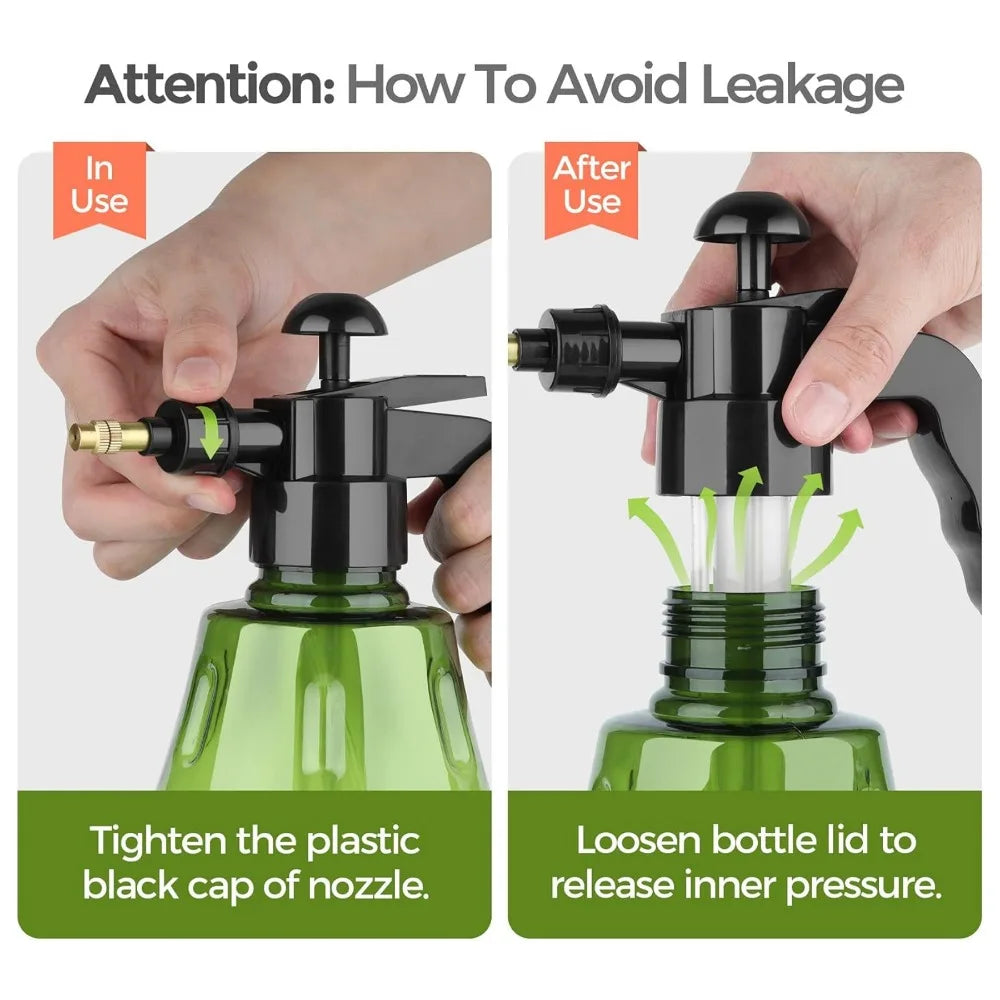 1.5L Garden Watering Pressure Sprayer Bottle Horticultural Plant planting Watering Tool Household Watering High-Pressure Sprayer Qme