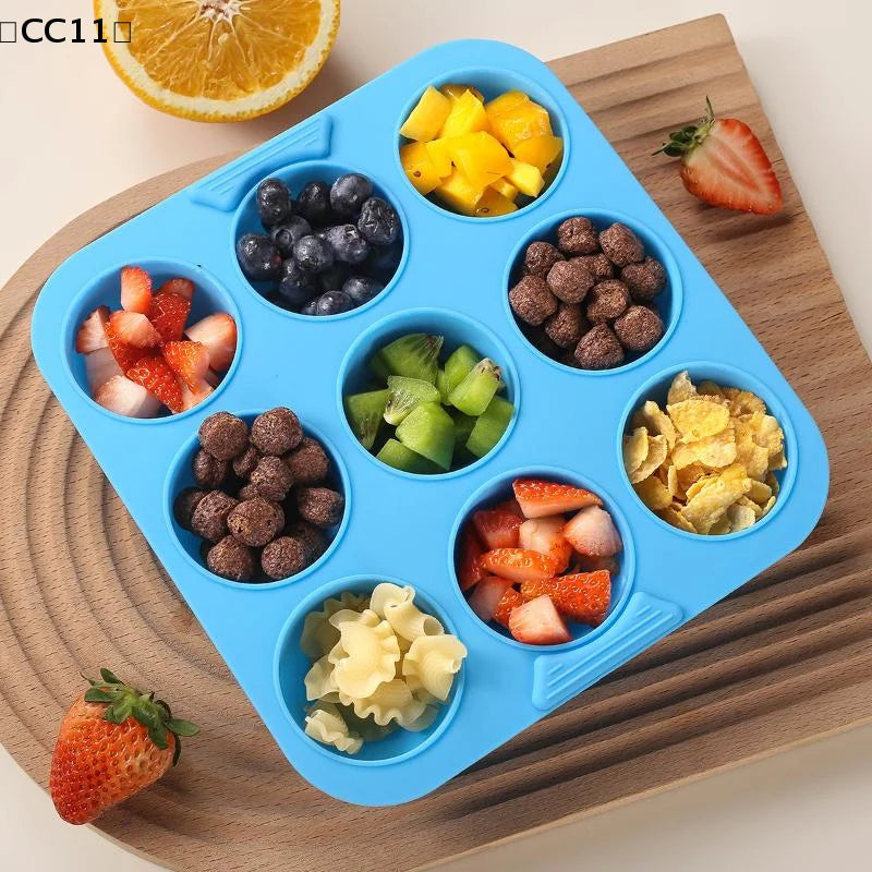 Muffin Cupcake Silicone Mold Square 9 Holes Cupcakes Non Stick Soap Qme