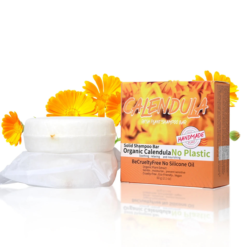 Calendula Flower Plant Essential Oil Shampoo Soap Handmade Rich Aroma Qme