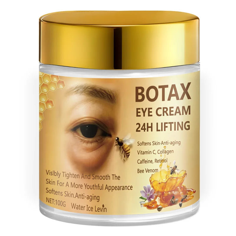Botax Eye Cream 24H Lifting - Anti-Aging Formula with Vitamin C, Retinol & Bee Venom for Firm, Smooth & Youthful Skin. Qme YELLOW 100g