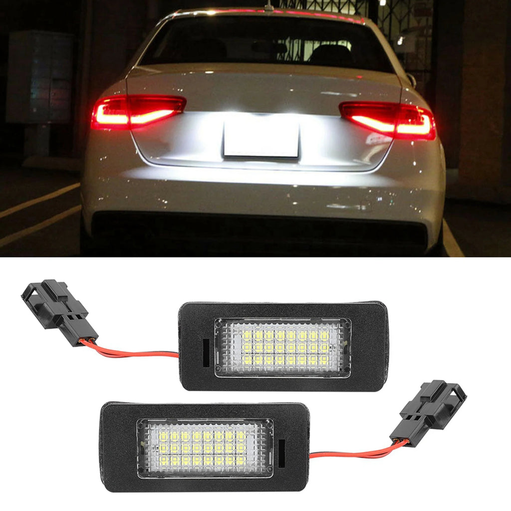 8T0943021 LED License Plate Light LED License Plate Light Signal Lamp Fits for 8T0943021 Replacement LED Signal Lamp Qme