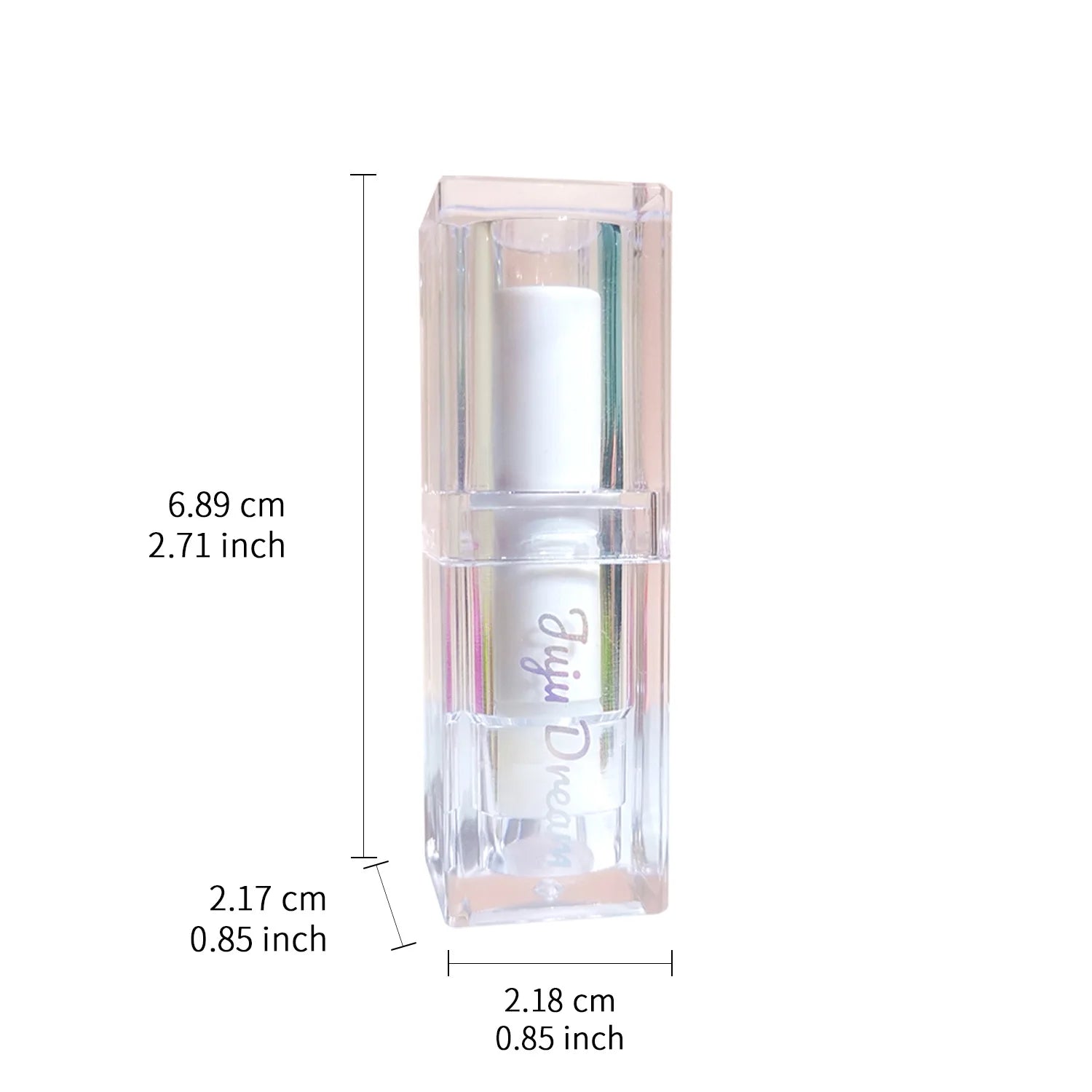 Color-changing Dual-tone Lipstick Temperature-sensitive Rose Purple Qme
