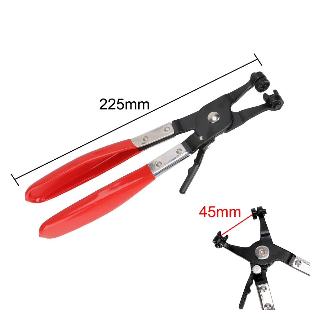 Auto Pliers Removal Tools for Water Pipe Hose Flat Band Ring Tube Clamps Repair Kit Motorcycle Truck Trailer Car Accessories Qme