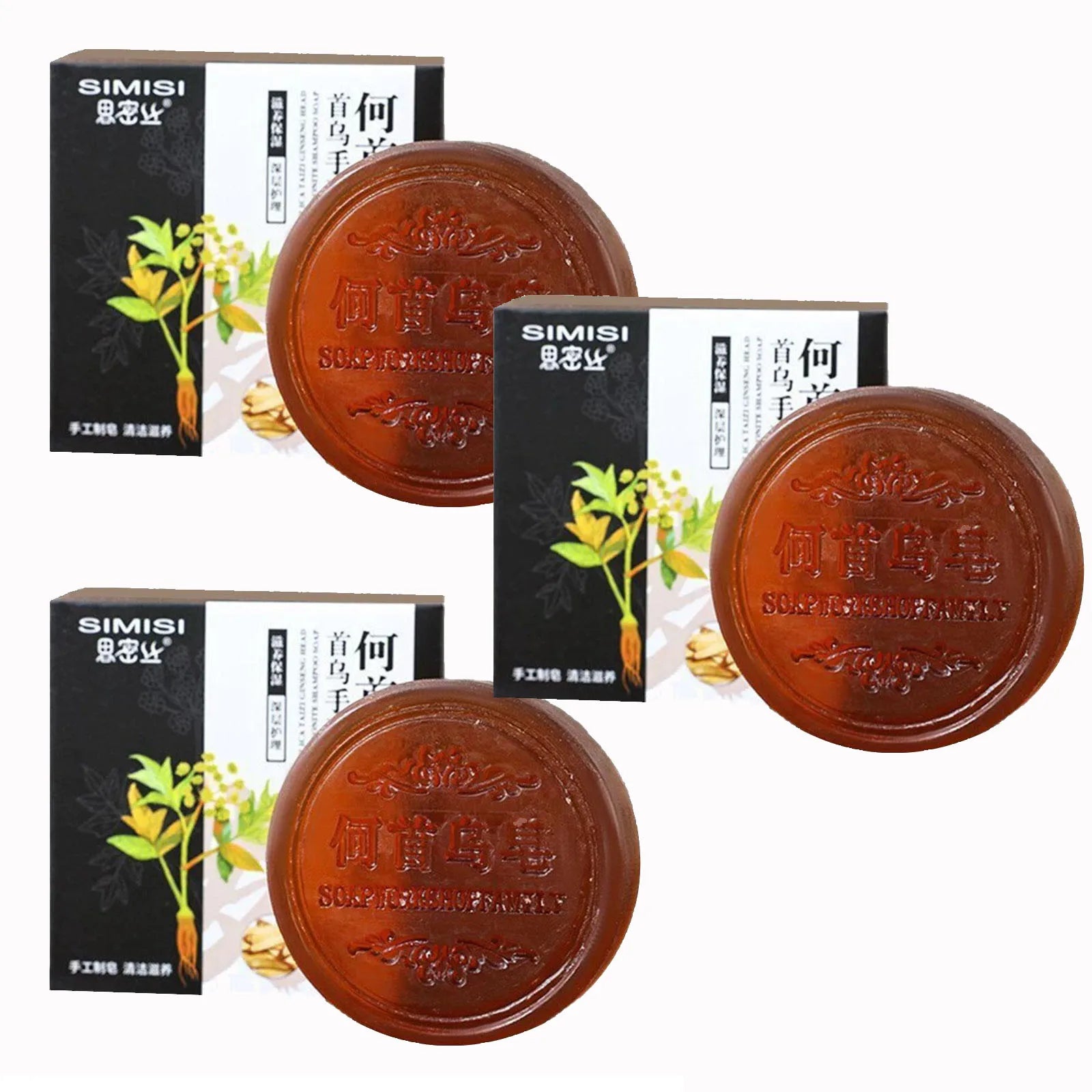Traditional Hair Care Soap Face Wash Soap, Oil Control, Blackhead Remover, Gentle Cleansing For Men Women, Daily Skin Care Qme 3pcs CN