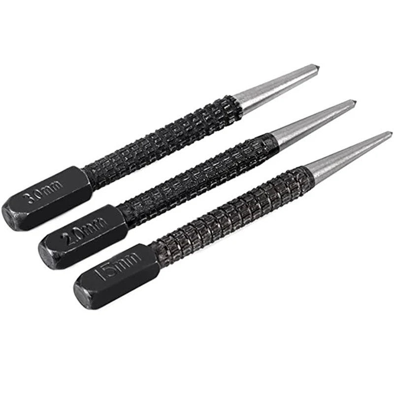 1 5 2 High-carbon Steel Center Punch Non Slip Alloy Metal Wood Qme