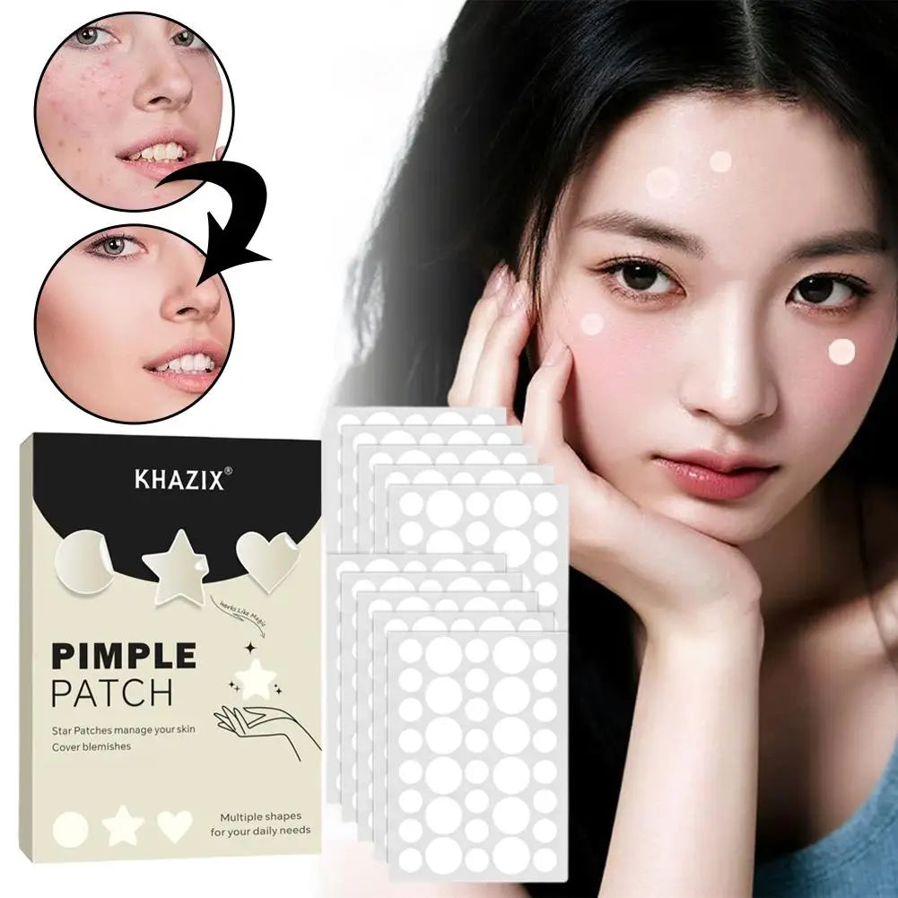 360PCS Circular Transparent And Skin Tone Acne Patches Skincare Stickers Facial Spot Covering Makeup Tools Qme