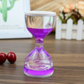 Fluid Floating Oil Timer Relaxation Toy Calming Clock Table Adornment Qme purple 10cm 0