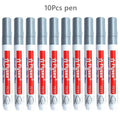 10/20Pcs Waterproof Grout Pen Tile Marker Wall Seam Pen for Tile Floor Bathroom Kitchen Decontamination Seam Repair Tools Qme 10Pcs Silver