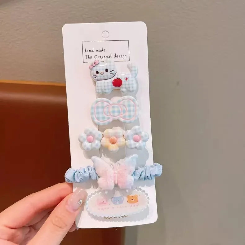 Colorful Stray-hair Duckbill Clip Kuroomi Student Cartoon Hair Girls