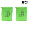 5/3/2/1Pcs Banana Preservation Bag Insulated aluminum film Fruit Vegetable Fresh-keep Pocket Drawstring Food Preservation Bag Qme Green-2pcs