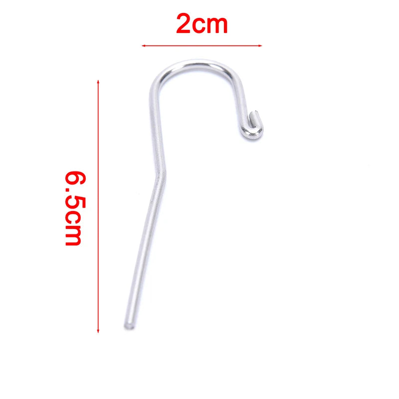 Stainless Steel Dental Lip Hook Root Canal Measuring Accessories Qme