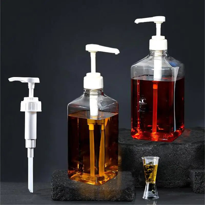 Hydraulic Pump Nozzle Head Kitchen Honey Jar Container Home Liquid Qme