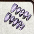Handmade Blending Green Amber Almond Press Nail Glitter Glass Beads Qme GJ-CDJ-ZB172-S