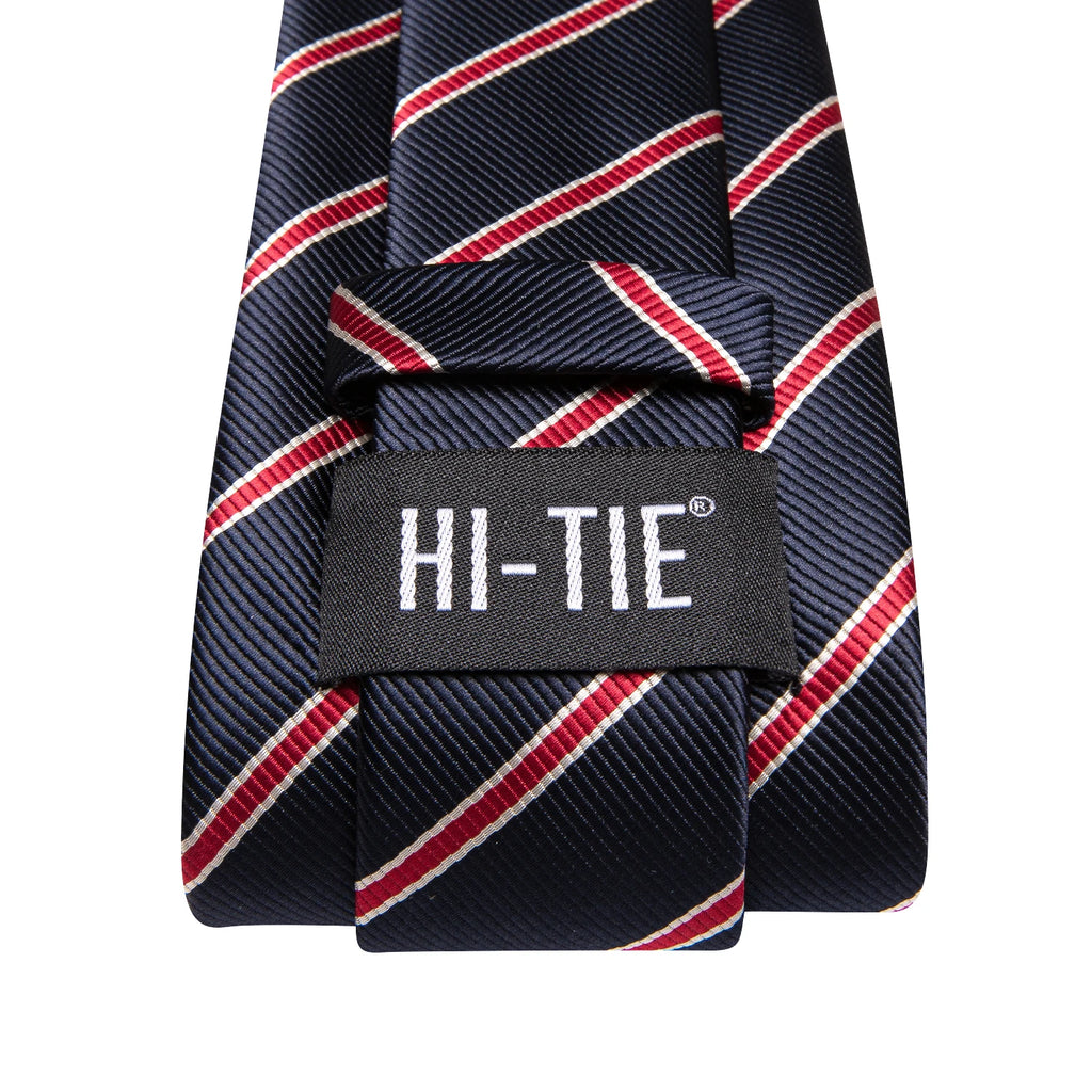 Hi-Tie Elegent Men's Tie Set Gold Paisley 8.5cm Wedding Ties For Men New Fashion silk Design Hanky Cufflinks Set Quality Necktie Qme