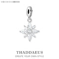 Charm Pendant Feminine Flower Fashion Jewelry For Women Winter 925 Sterling Silver New Romantic Gift Qme Ring