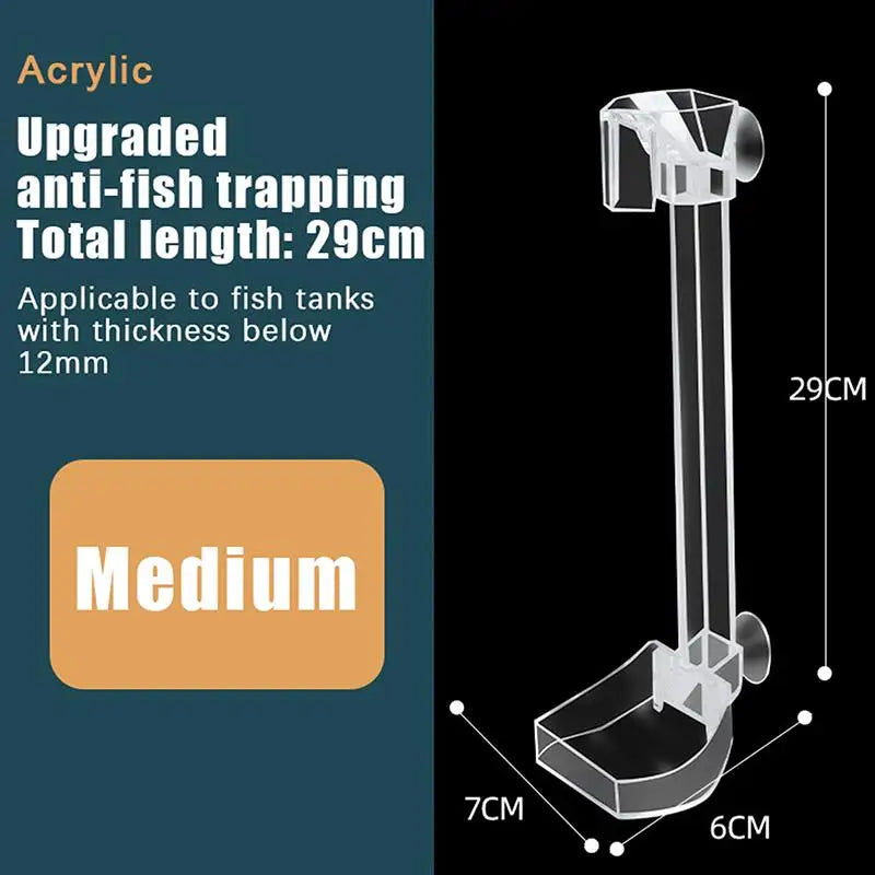 Cleaning Brush Measuring Spoon Shrimp Aquarium Fish Feeding Dish Qme B