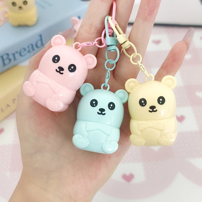 Cute Bear Fruit Lipstick Deep Moisturizing Care Lip Skin Prevent Dry Qme