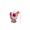 1pcs Miniature Dollhouse Food Toy Peach 3-layer Cream Cake Model DIY Decoration For Doll Accessories Kids Gift Qme B