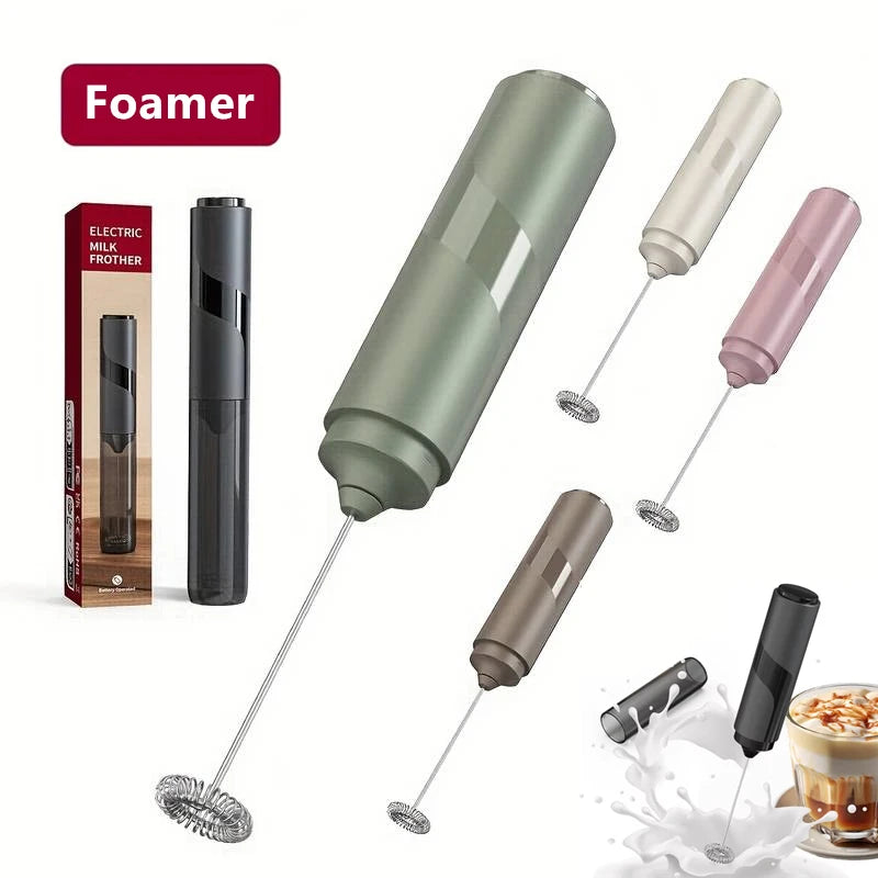 Wireless Milk Foamer Coffee Whisk Mixer Electric Blender Egg Beater Mini Frother Handle Stirrer Cappuccino Maker Cooking Tools Qme