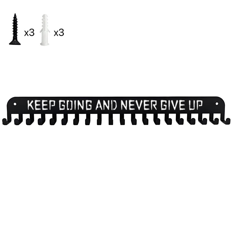 Display Rack Metal Medal Hanger Holder Organizer Wall Mounted Large Qme A3