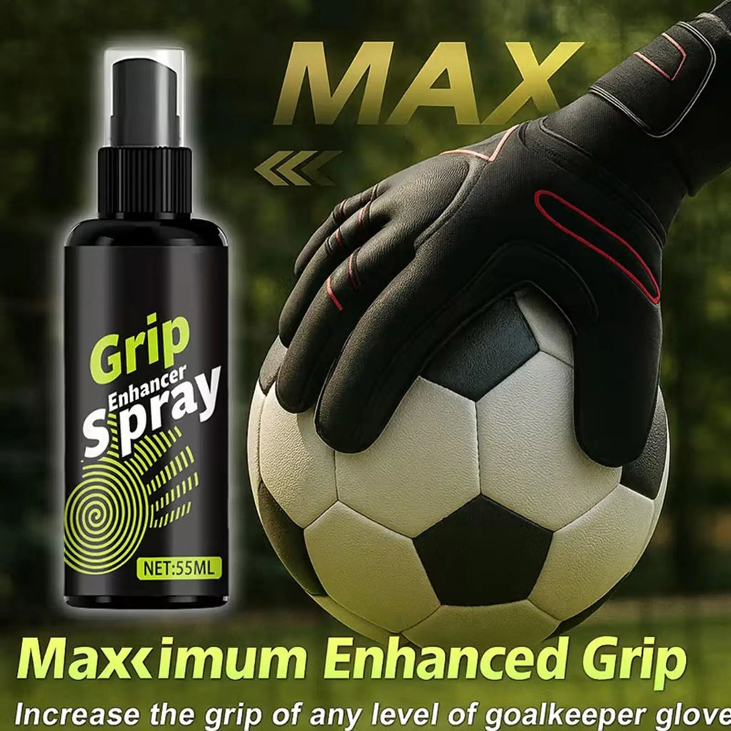 Glove Glue 55ml Sticky Grippy Adhesive Football Grip Spray for Soccer Volleyball Baseball Boxing Golf Training Kids Youth Adult Qme