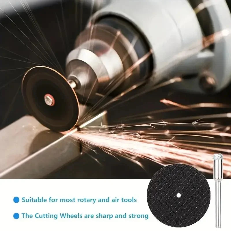 Abrasive Cutting Disc 32mm With Mandrels Grinding Wheels For Accesories Metal Cutting Rotary Tool Saw Blade Qme