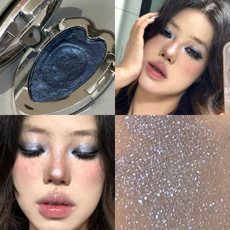 HERORANGE Loveheart Monochrome Highlighter Pearlescent Shawdow Qme HR1029-06