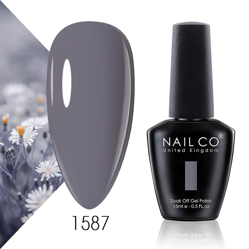 NAILCO 131 Colors Nail Gel Polish Off LED Semi Permanant Art Hybrid