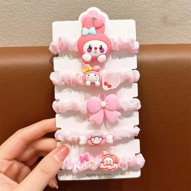Clow Mi Cartoon Hair Tie Cute Gentle Clips Accessories Students Qme 11