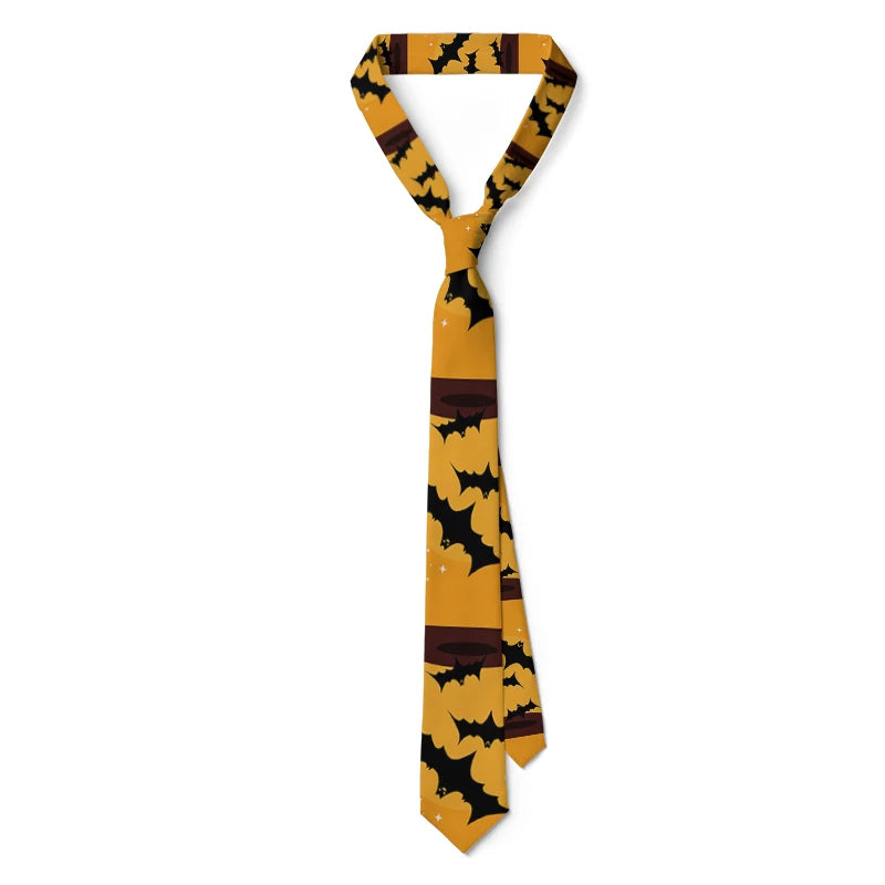 Bat Design 3D Printed Tie Men's Personalized Business Polyester Qme style6 CN