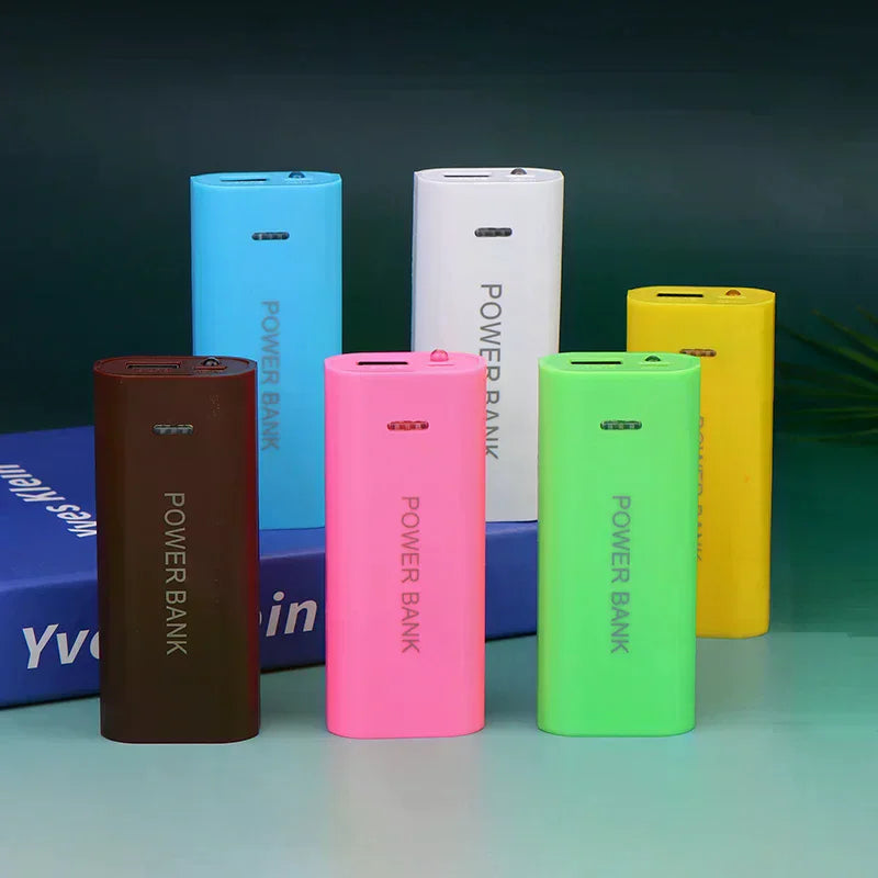 Portable Power Bank Case DIY 2Cell 18650 Battery Box Smart Phone Qme