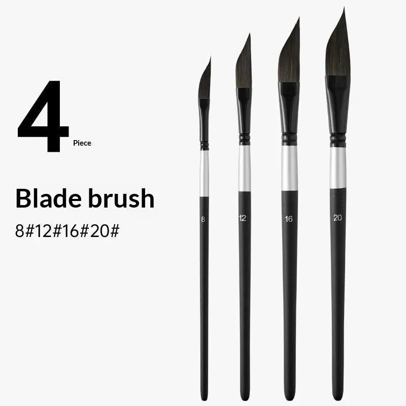 Art Paint Brush Shaped Gouache Pen Nylon Hair Fine Detailing Qme A1
