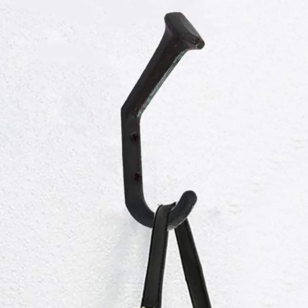 5Pcs Iron Coat Hooks Vintage Style Wall Mount Clothes Hangers Rustic Decorative Wall Hooks for Home Storage Organizer Qme