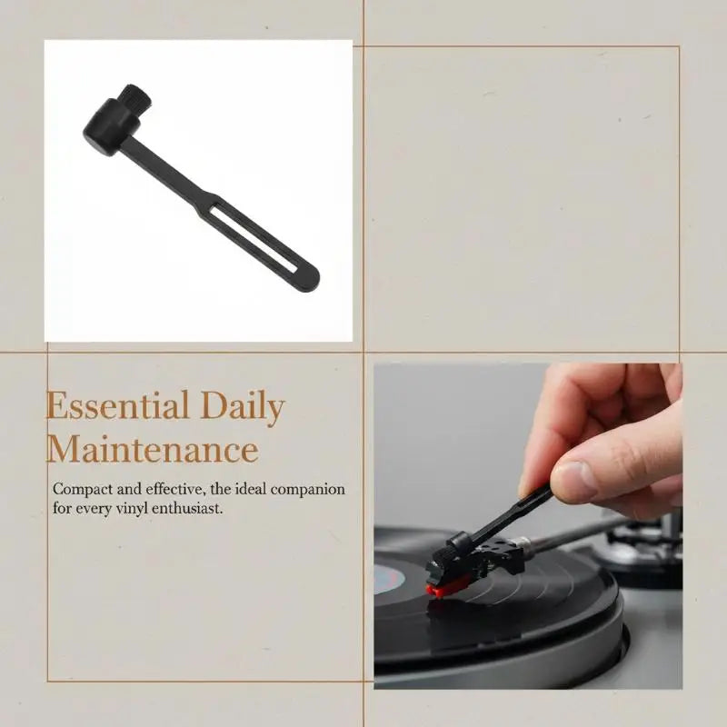 Turntable Stylus Brush Vinyl Record Player Phonograph Anti-static Qme