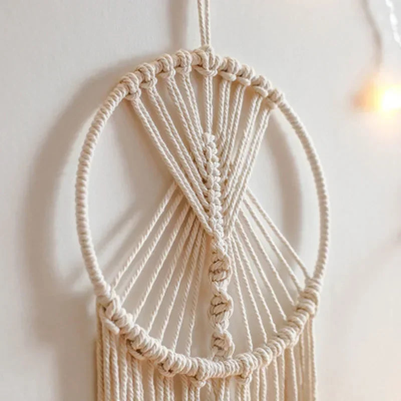 New Macrame Dream Catcher Nordic Wall Tapestry Ramadan Decoration Home Eid Mubrack Room Decoration Bohemian Children's Nursery Qme