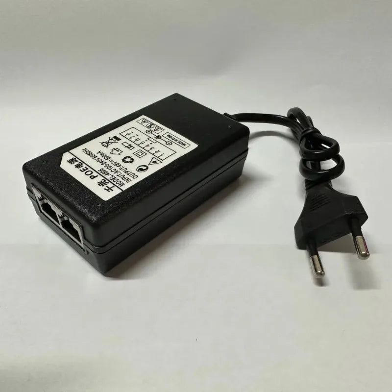 2PCS POE Injector 48V0.5A US EU Plug Power Supply 24V1A 12V2A for Wireless Bridge AP Surveillance Qme