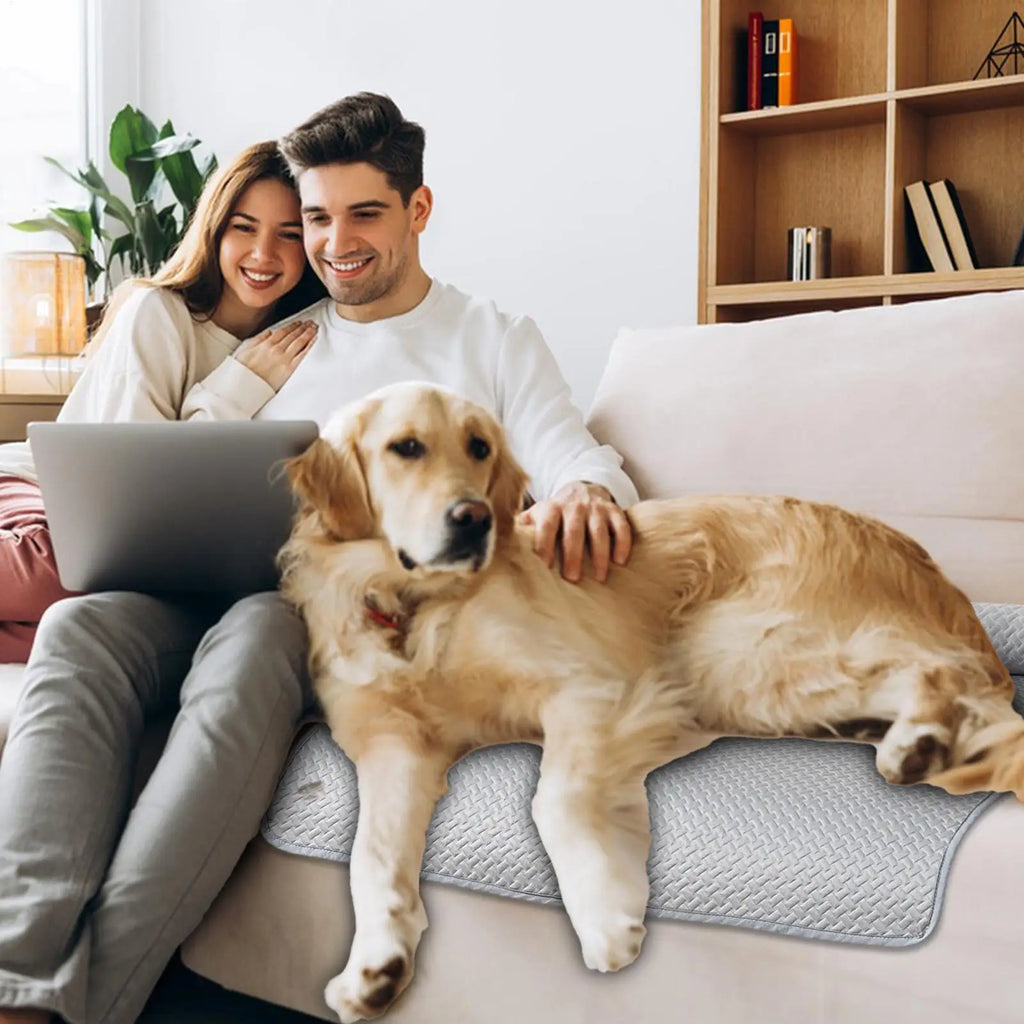 Pet Sofa Cover 75x75cm Non-Slip Washable Cooling Scratch Proof Dog Couch Covers Sofa Protector for Small Medium Large Breed Qme