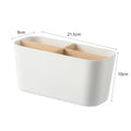 Toothbrush Holders Bathrooms Electric Tooth Brush Holder Bamboo Qme White
