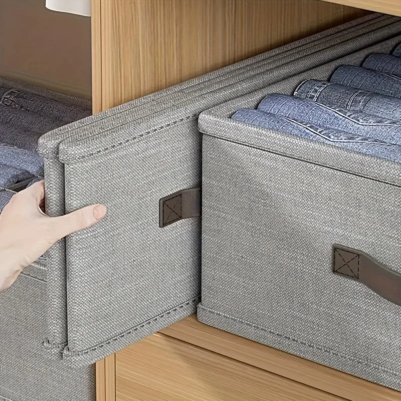 Clothes Pants Storage Compartment Basket Drawer Enlarged Double Row Qme