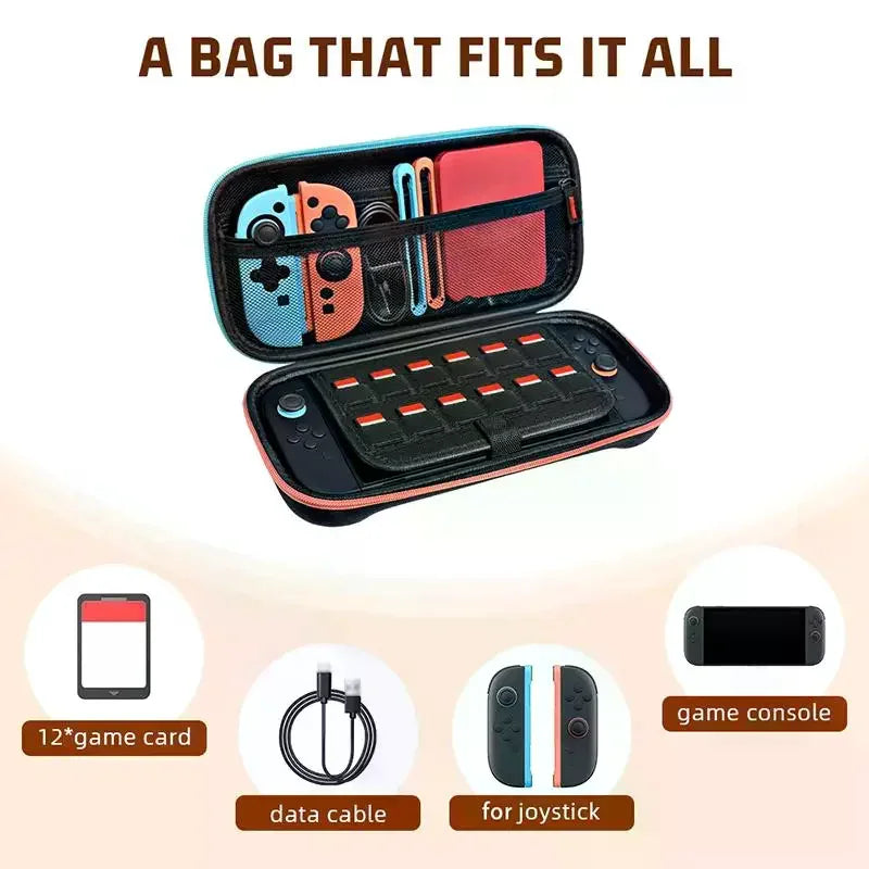 Hard Shell Travel Storage Bag Switch 2 Console Secure Protective Qme