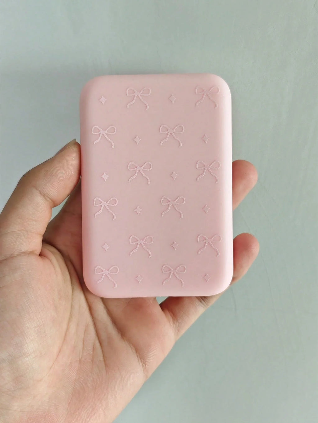 1 Black Pink Bow TPU Charging Protective Case Compatible Apple's Qme light pink