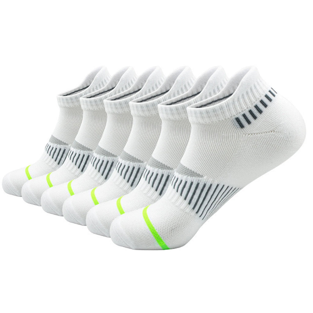 Men's High Elestic Thin Sweat Absorbing Thin Breathable Mesh Casaul Socks Non-slip Floor Pilates Dance Sports Gym Socks Qme