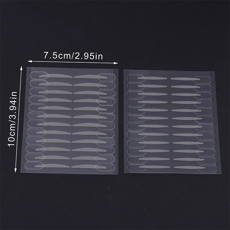 Double Eyelid Tape Handle 96 160 320 Patches Natural Invisible Qme