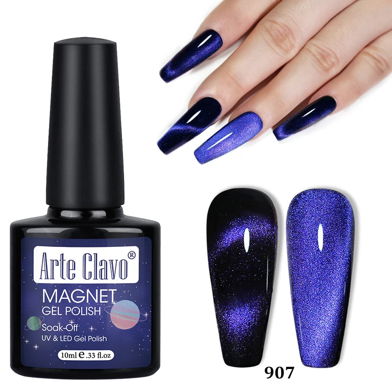 Arte Clavo Shining Transparent Cat Eye Magnetic Gel Unicorn Auroras