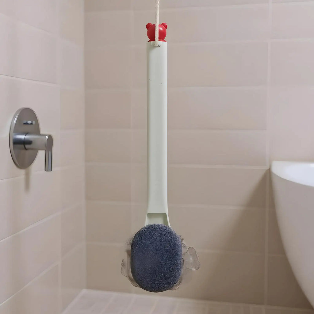Shower Brush For Back Shower Bath Brush Long Handle For Back Double-Sided Body Cleaning Exfoliator For Skin Legs Shoulders Men Qme